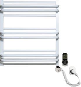 Полотенцесушитель электрический Luxrad Regular G Plus 064085 60х53 R, белый, терморегулятор selmo smart programm с пультом