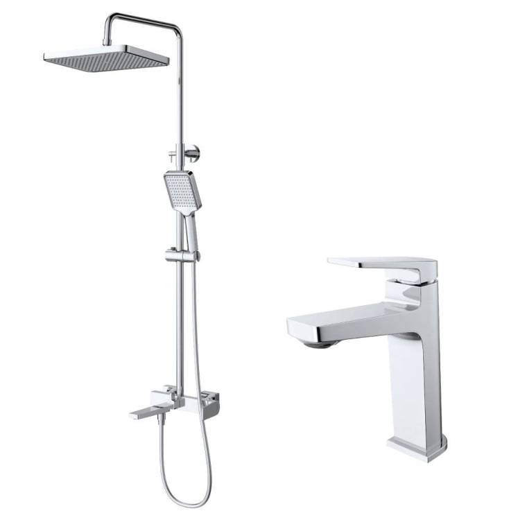 Душевой комплект BelBagno Ardente ARDENTE-VSCM/LVM-CRM хром