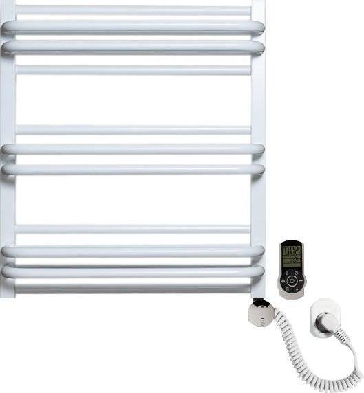 Полотенцесушитель электрический Luxrad Regular G Plus 064085 60х53 R, белый, терморегулятор selmo smart programm с пультом