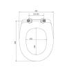 Крышка-сиденье Iddis DP Seat Cover ID 136 Dp Sc с микролифтом, дюропласт фото 2