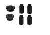 Полотенцесушитель водяной Aquatek Бетта П7 AQ KRC0760BL 500х600, черный муар фото 6