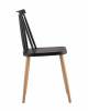 Стул Stool Group Морган Y820 black пластиковый, черный фото 3