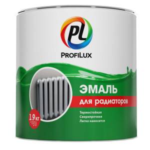 Эмаль для радиаторов Profilux полуматовая 0.9 кг