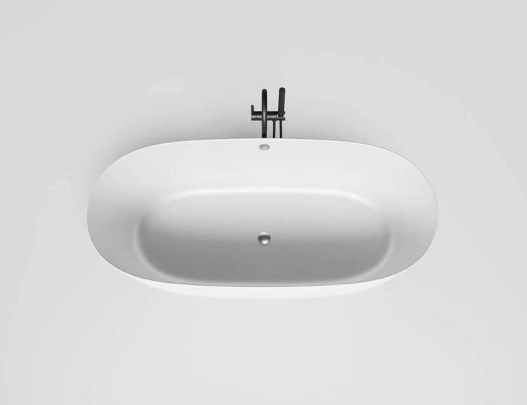 Ванна из искусственного камня Salini Sofia 103711G Белая глянцевая 165x75 S-Sense