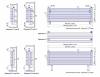 Стальной трубчатый радиатор отопления КЗТО Параллели Г 1, однотрубный, 2000 27 секций фото 3