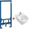 Комплект Биде подвесное Villeroy&Boch O.Novo 5460 0001 alpin + Инсталляция Grohe Rapid SL 38553001