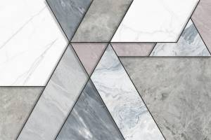 3D Фотообои Artegrafico «Мраморный коллаж» KK-010 акварель