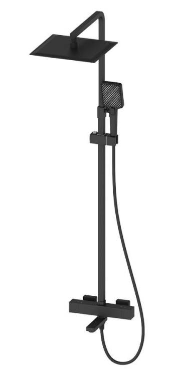 Душевая стойка Oliveeka D OL-739901-MB черный матовый