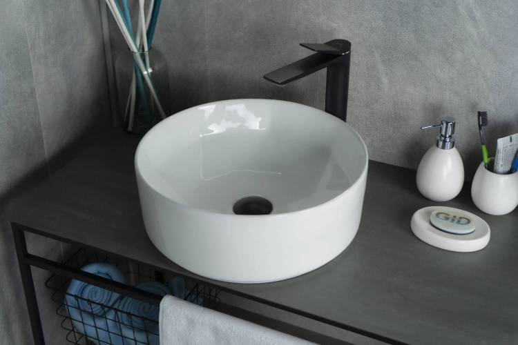 Раковина Gid Esfera N9425 51144 белая, 40x40x15