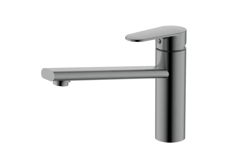 Смеситель для кухни Aquatek Ника AQ1880BGM оружейная сталь