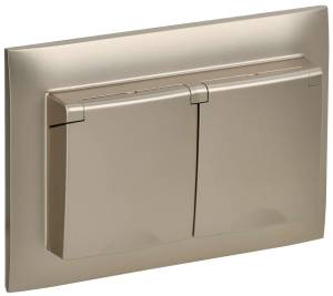 Розетка 2-местная с крышкой IEK Skandy SK-R26-16-44-K37-F шампань