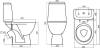 Унитаз-компакт Damixa RedBlu Origin One 818607SC с микролифтом фото 2