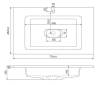 Раковина Iddis Optima Home 4508000i28 80 белая фото 5