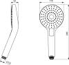 Душевая лейка Ideal Standard Idealrain Evo B2231AA 3 режима, Chrome (Хром) фото 3