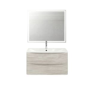 Мебель для ванной BelBagno Acqua 100 подвесная, rovere vintage bianco