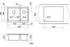 Мойка кухонная EMAR Quartz EMQ-2665.PL Берилл фото 2