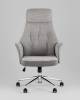 Кресло офисное Stool Group Topchairs Neoma YF-0515 ZE119A-14+FH-64 l.grey retr Светло-серый фото 3