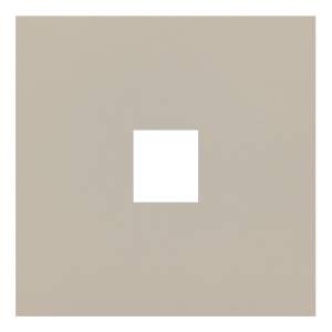 Лицевая панель для одиночной информационной розетки Rikett 35441 LT латте