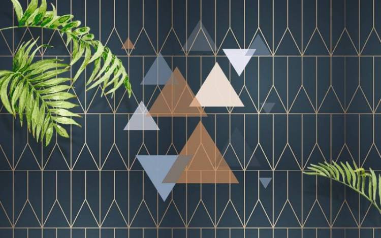 3D Фотообои Artegrafico «Геометрические тропики» BL-026 канвас