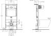 Система инсталляции для унитазов BelBagno BB026/BB041CR кнопка хром фото 2