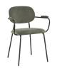 Стул Stool Group Кэрол FDC9124 OTE-MOD313 хаки, черные ножки