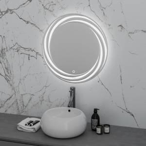 Зеркало Grossman ARMA D700 700x700x45 LED с сенсорным выключателем и гравировкой