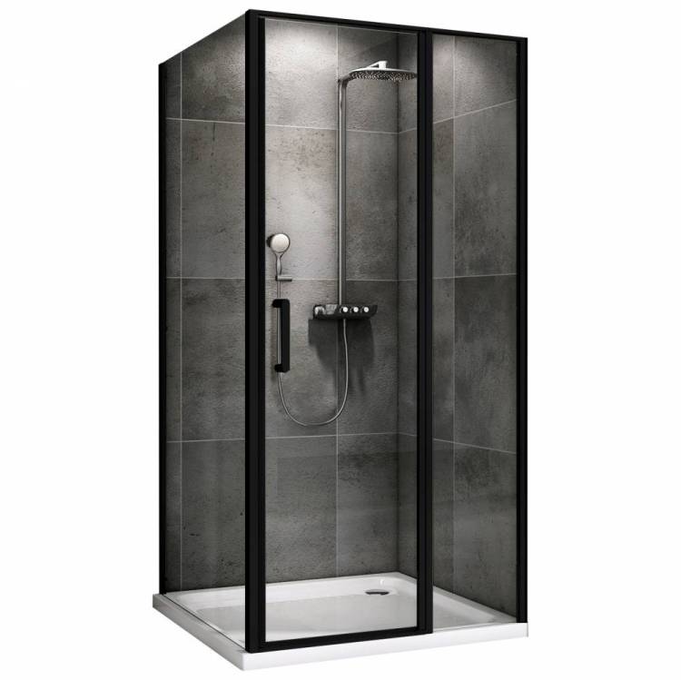 Душевой уголок Abber Sonnenstrand AG04100BS-S75B Черный