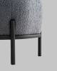 Пуф Stool Group Стоун vd-pf-stone-fl-grey fluffy темно-серый, букле фото 7