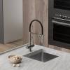 Смеситель для кухни Sancos Imola (Имола) SC4010BNbh с подключением к фильтру для воды, брашированный никель с черным изливом фото 2