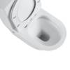 Унитаз компакт Black&White W-7793 7793W Безободковый Белый фото 4