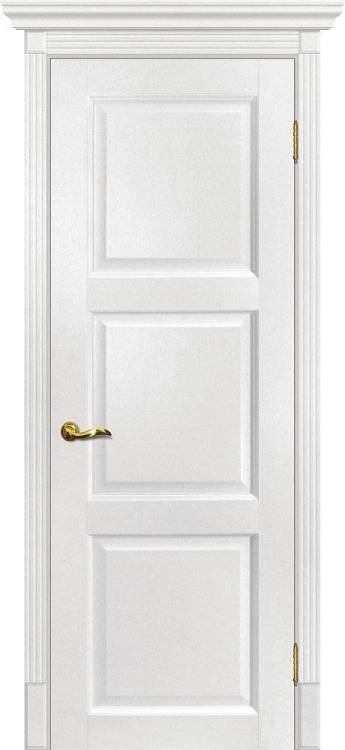Межкомнатная дверь экошпон Мариам Тоскана-4, глухая, пломбир 900x2000