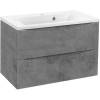 Тумба с раковиной Vincea Mia 75 бетон фото 2