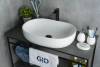 Раковина Gid Lago N9026a 51112 белая, 60x40x15 фото 6