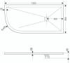 Поддон для душа RGW Stone Tray ST/AR-0129W 90х120 с сифоном фото 5