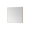 Зеркало Armadi Art 543-080-MG с подсветкой, сенсором и антизапотеванием, 80x70 см, Matt Gold