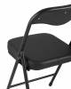 Стул складной Stool Group Джон RS04K-BL/BLPVC обивка кожзам черный фото 6