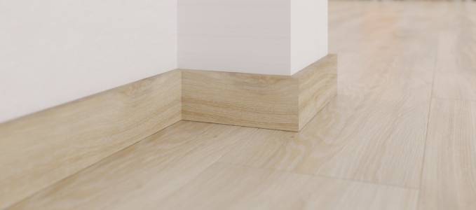 Плинтус Fine Floor Wood FF-1434 Дуб Листаль 2400x60x12.5