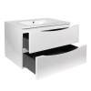 Тумба с раковиной BOND Cube T01805-S05W белая фото 4