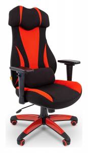 Кресло игровое Chairman Chairman Game 14 00-07022220, 7022220 Черный/Красный