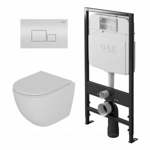 Комплект D&K Matrix DS1391602 кнопка белая