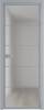 Межкомнатная дверь Profil Doors 5 AX цвет профиля Серебро, стекло безопасное 6 мм матовое 700x2000