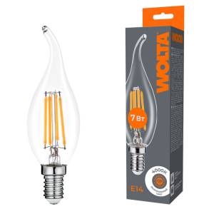 Светодиодная лампа Wolta Filament WF-CT35-7W4KE14