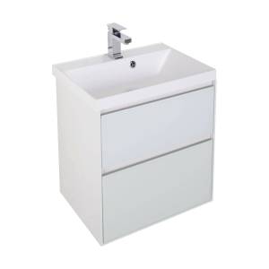 Тумба с раковиной Aquanet Гласс 60