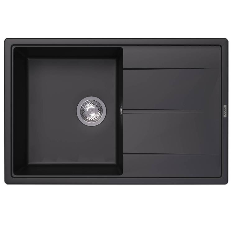 Мойка кухонная Abber Quarz AQ2904B черная, 51x78