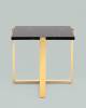 Стол журнальный Stool Group Тоби EET-5004-TG сталь золото 61x61 фото 3