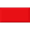 Керамическая плитка Absolut Keramika Monocolor Rojo Biselado Brillo 10x20