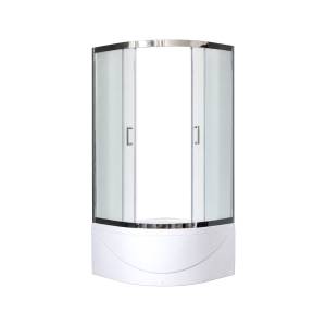 Душевой уголок Royal Bath RB 90BK-C-CH с поддоном