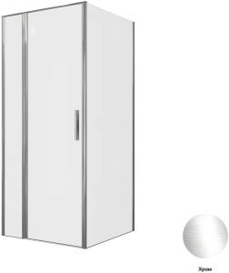 Душевой уголок Allen Brau Priority 3.31025.00 + 3.31043.00 профиль хром, 900x900