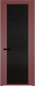 Межкомнатная дверь Profil Doors 2 AGP цвет профиля Красный антрацит, стекло безопасное 6 мм мору черный 800x2000