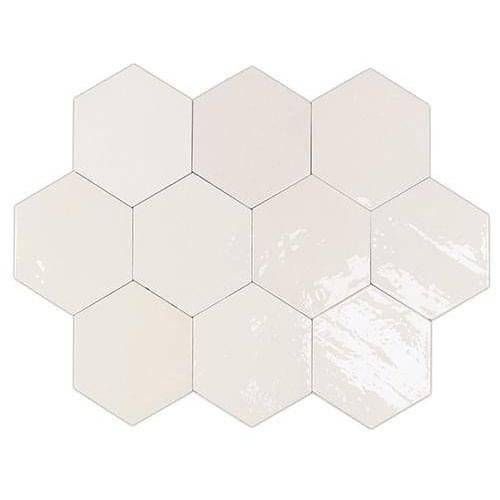 Керамическая плитка WOW Zellige 122078 Hexa White 10.8x12.4